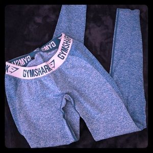 Gymshark flex leggings blue sz small